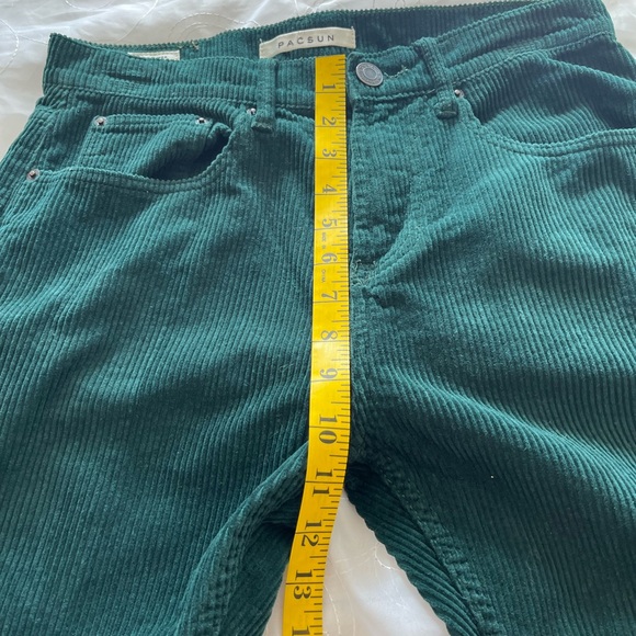 PACSUN Slim Taper Men’s 29/30 Green Corduroy Pants - Picture 9 of 9